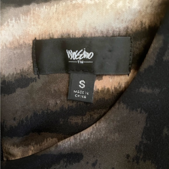 Massimo exotic print fit and flare dress with zipper detail - Picture 9 of 11